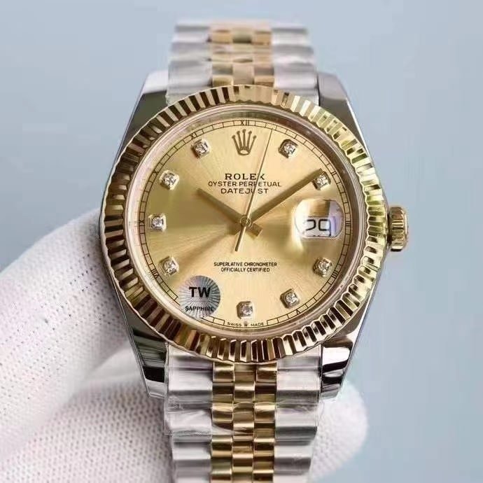 R01ex Datejust Gold Watch 41Mm 126333 0012