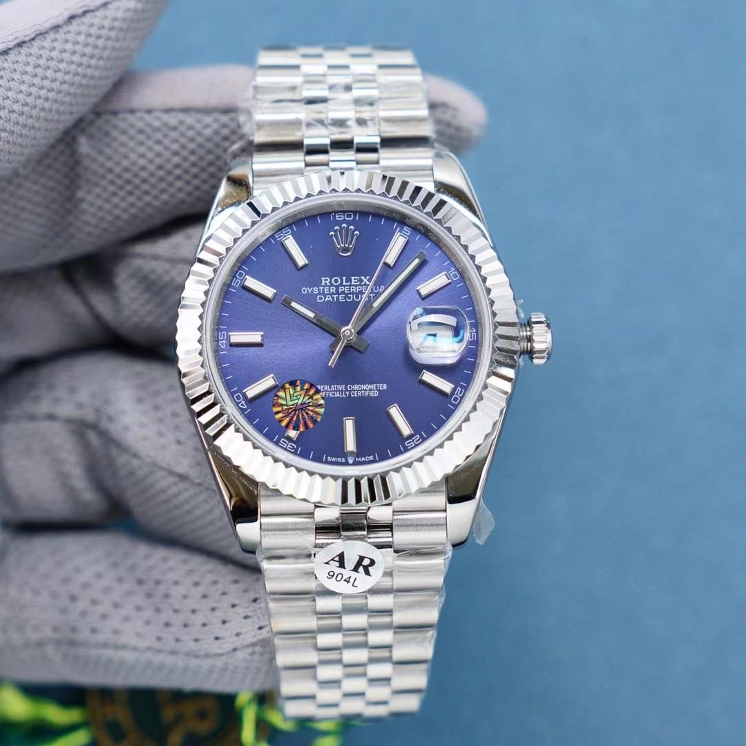 R01ex Datejust Jubilee Champagne Navy Blue 36Mm 126334 0002