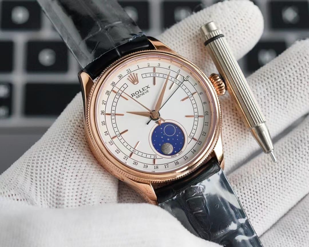 R01ex Cellini Moonphase White 39Mm 50535