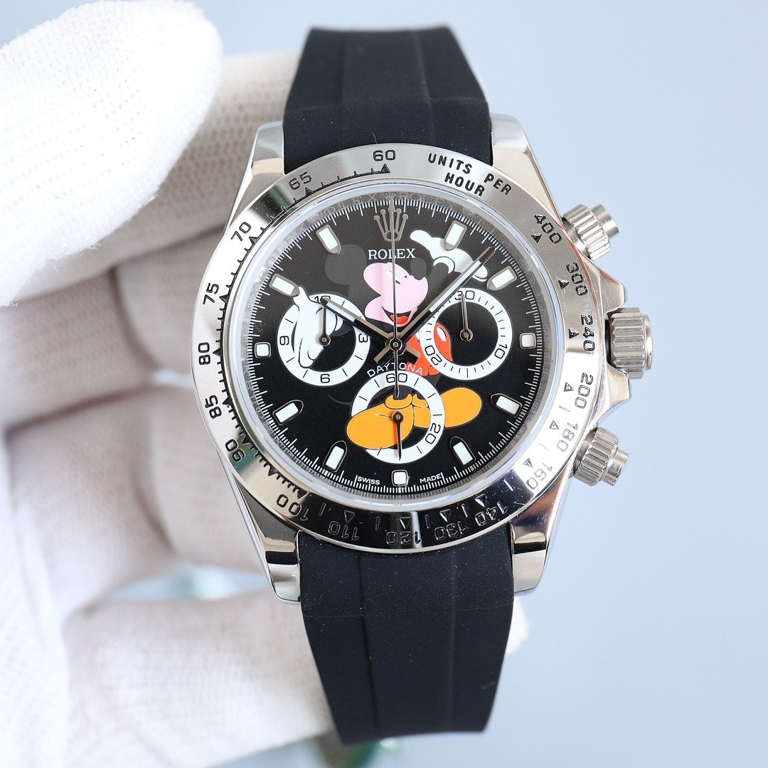 R01ex Cosmograph Daytona Mickey Mouse Black Dial 40Mm 116519Ln 0027