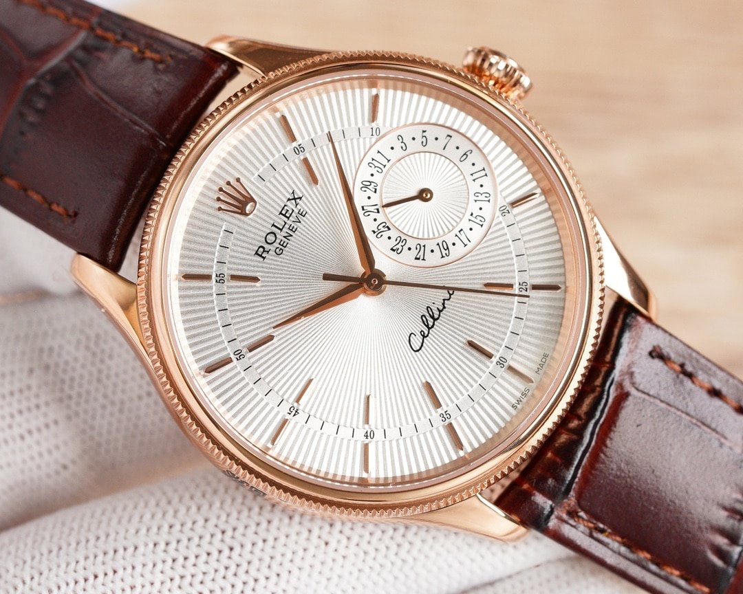 R01ex Cellini Date White Dial And Everose Gold 39Mm 50515 0008
