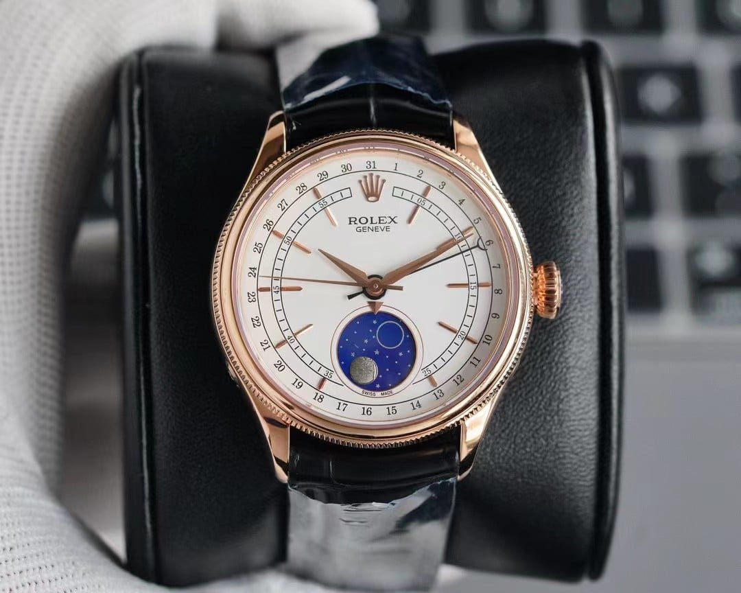 R01ex Cellini Moonphase White 39Mm 50535