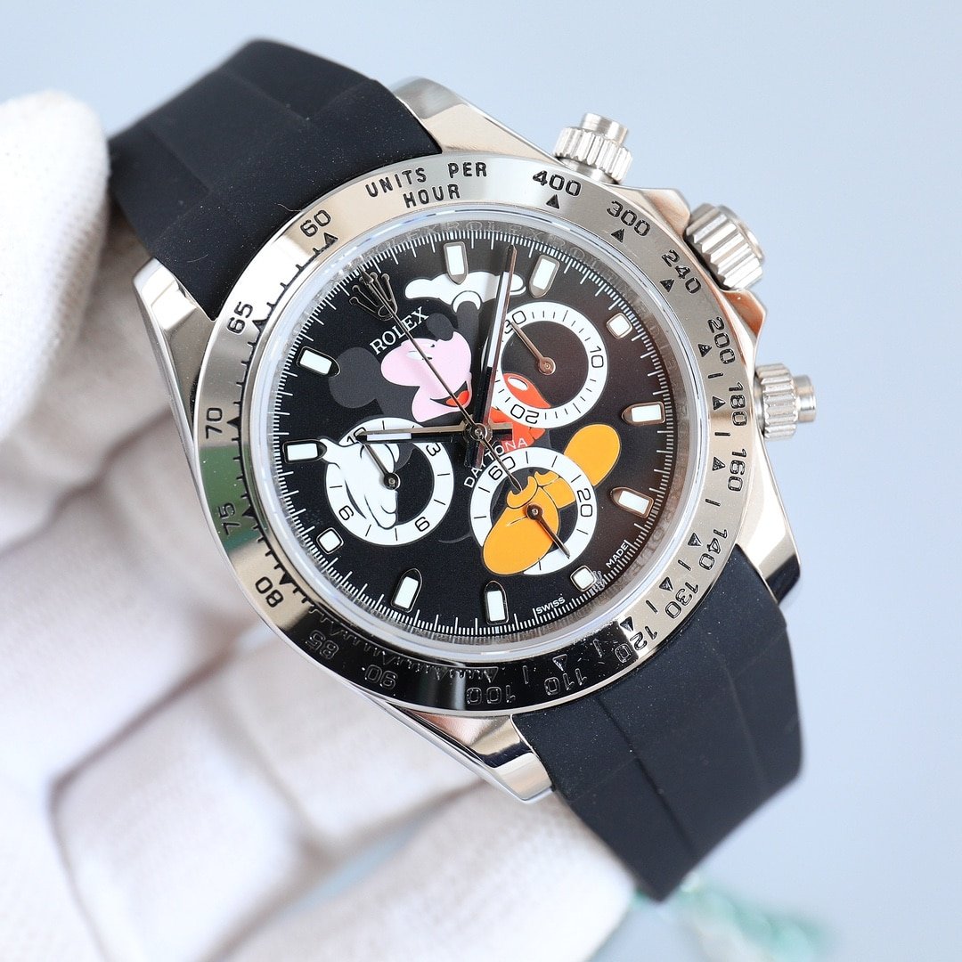 R01ex Cosmograph Daytona Mickey Mouse Black Dial 40Mm 116519Ln 0027