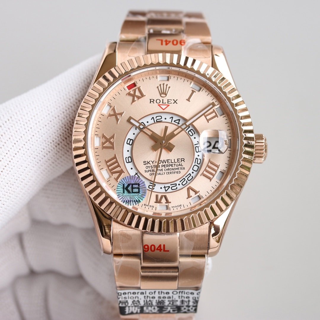 R01ex Oyster Perpetual Watch 42Mm Everose Gold 326935
