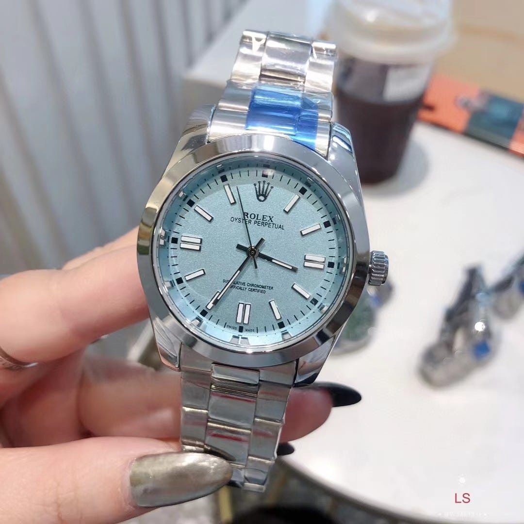 R01ex Oyster Perpetual Watch 41Mm Turquoise Dial 124300 0006