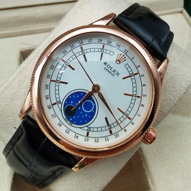 R01ex Cellini Moonphase White 39Mm 50535