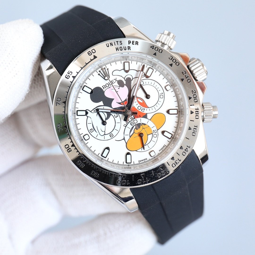 R01ex Cosmograph Daytona Mickey Mouse White Dial 40Mm 116519Ln 0027