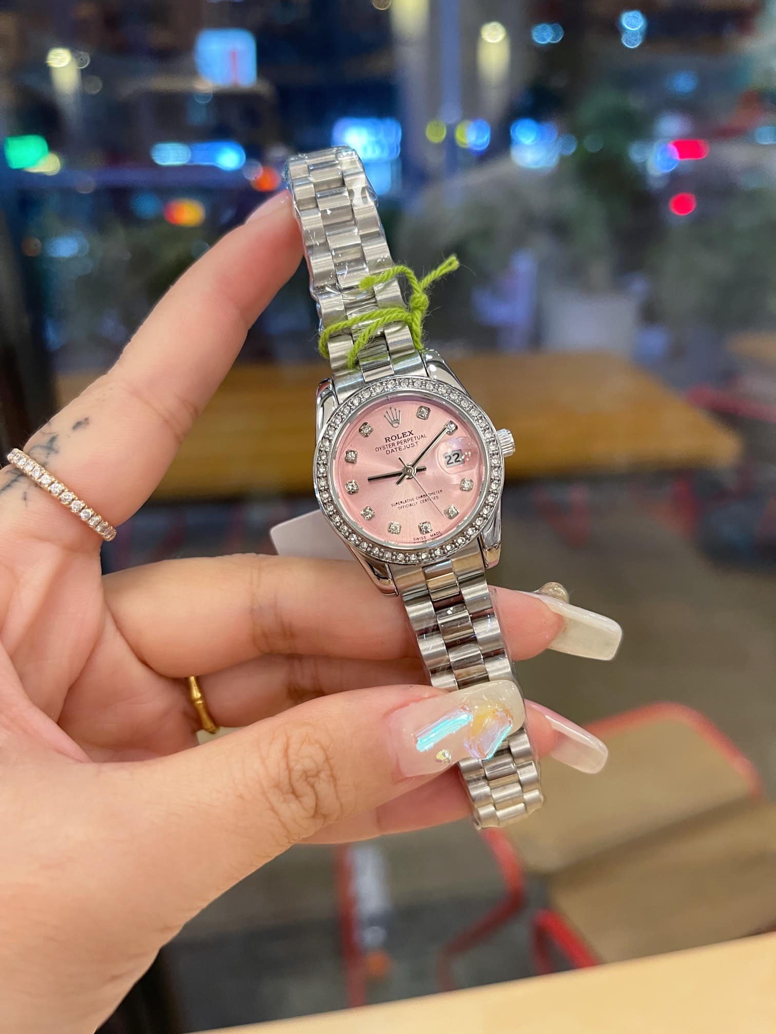 R01ex Lady Datejust 28 Silver Jubilee D1am0nd Dial In Pink 28Mm