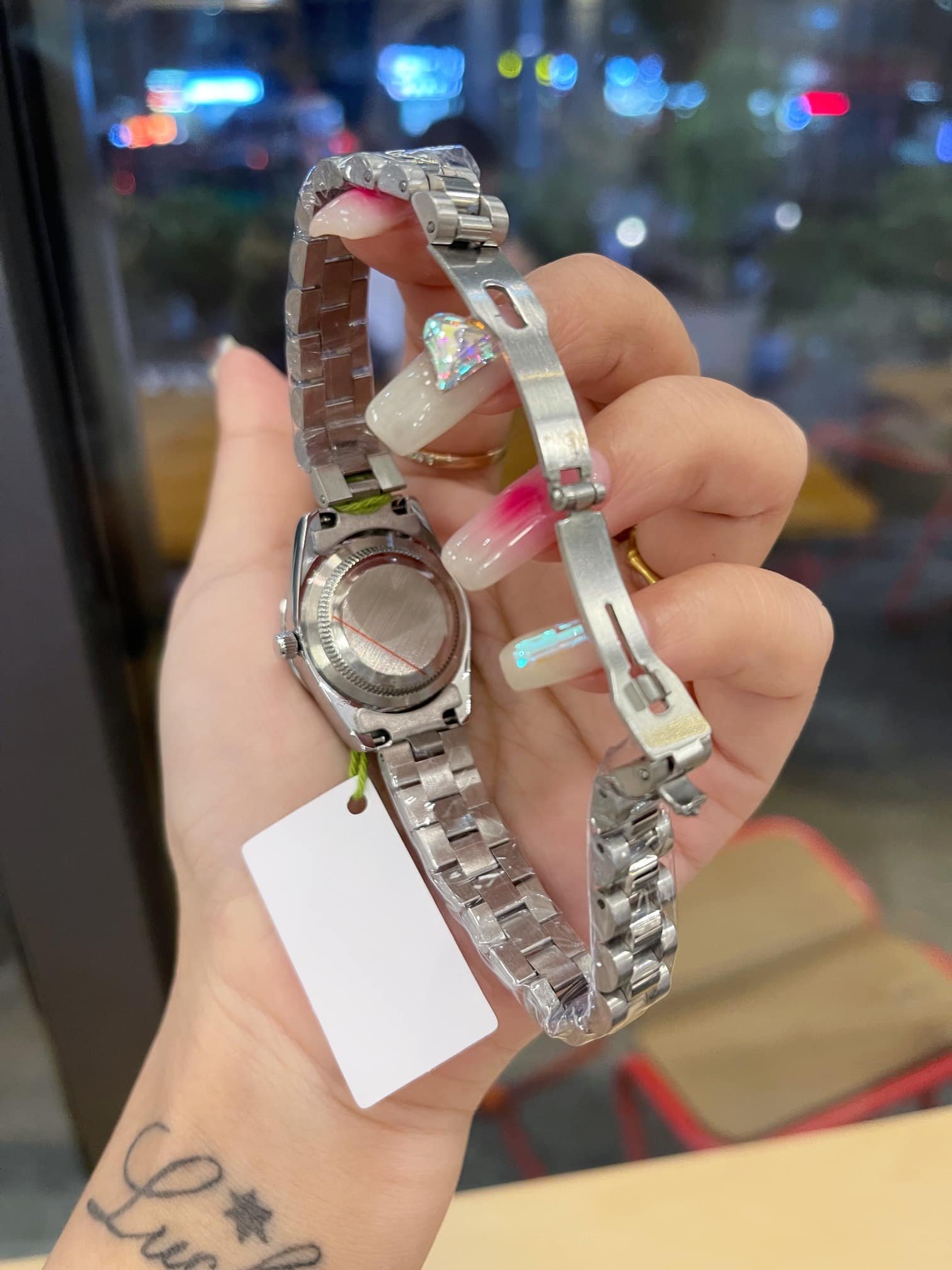 R01ex Lady Datejust 28 Silver Jubilee D1am0nd Dial In Green 31Mm