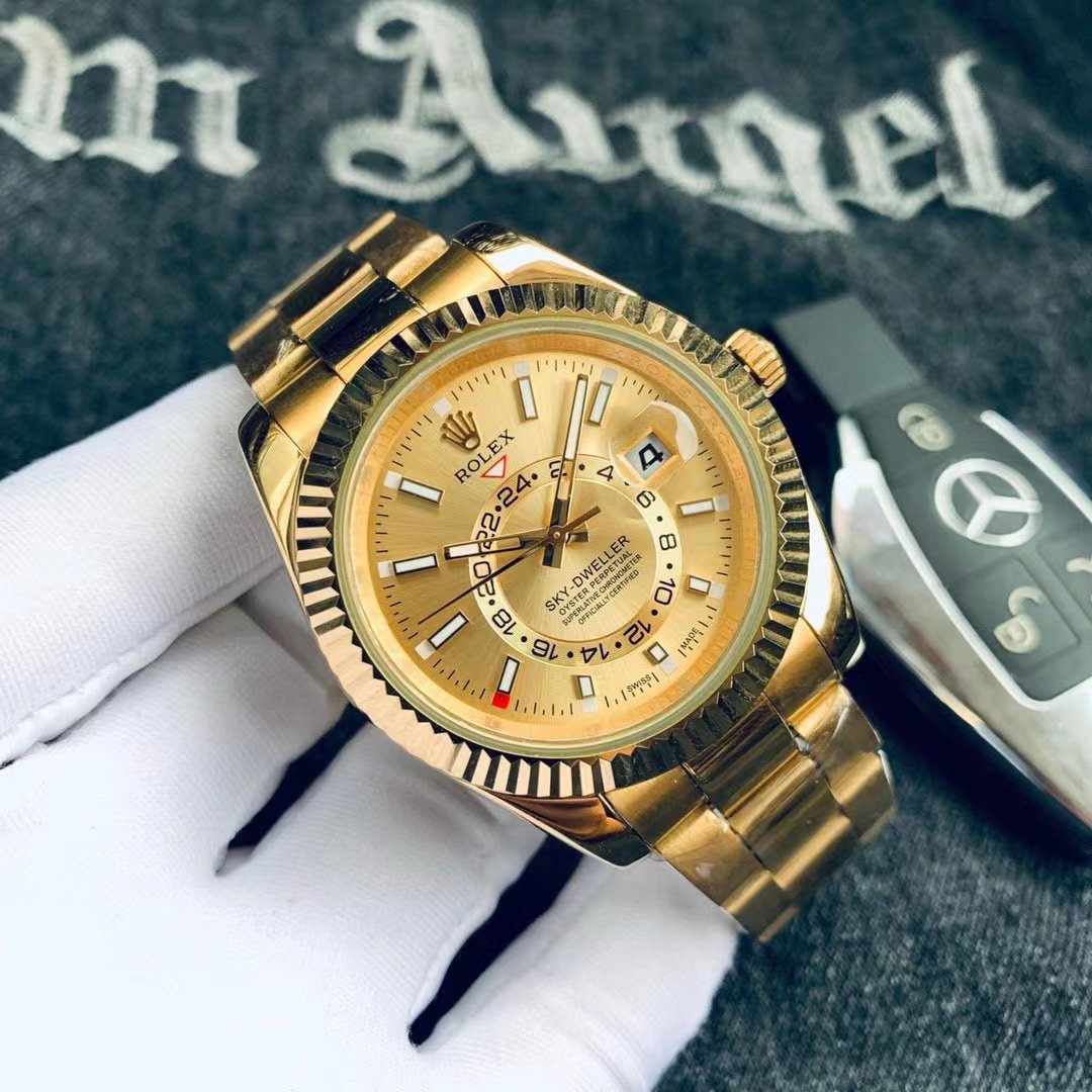 R01ex Sky Dweller Yellow Gold 42Mm 326938