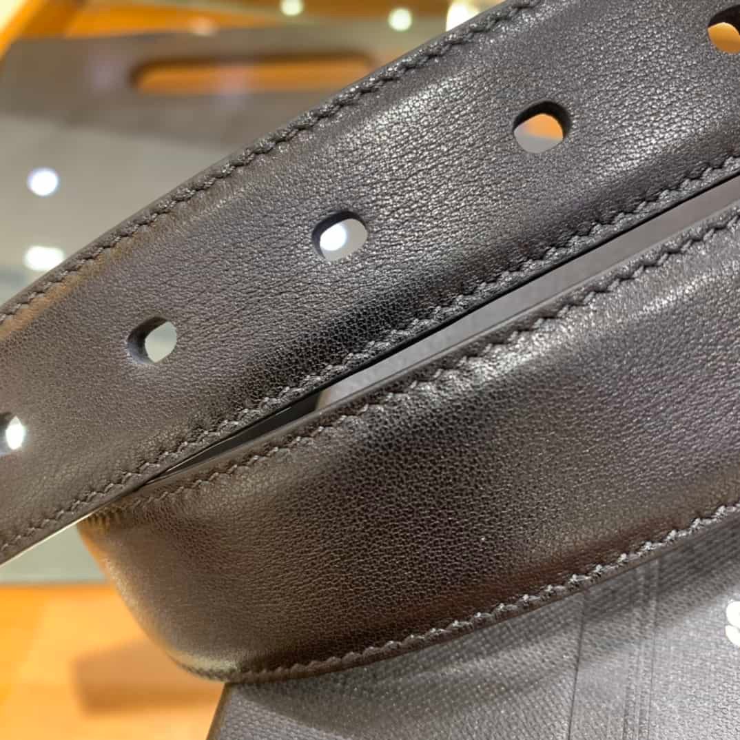 Sa1nt Lau*nt Cassandre Belt With Square Buckle In Smooth Leather 634437Boo0E1000