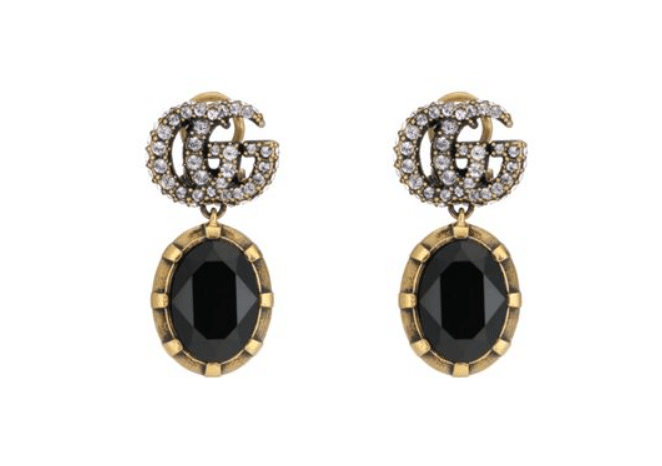Gvc*1 Gg Black Earrings