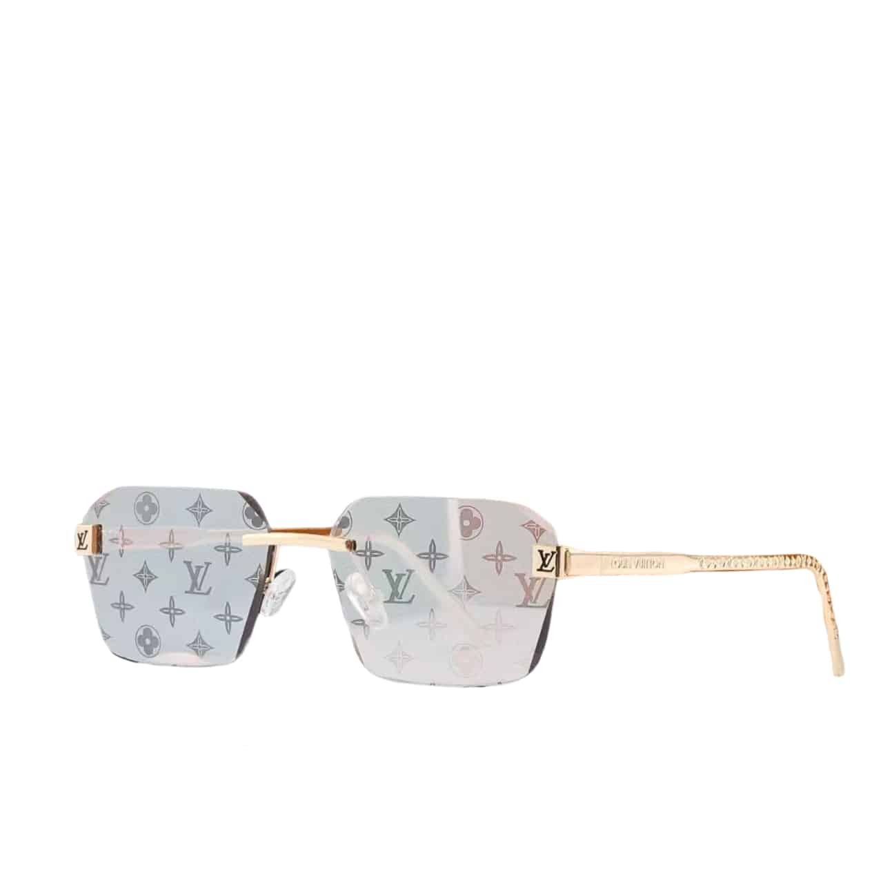 L0vis Vvtt0n Lv Low Square Sunglasses Pure White