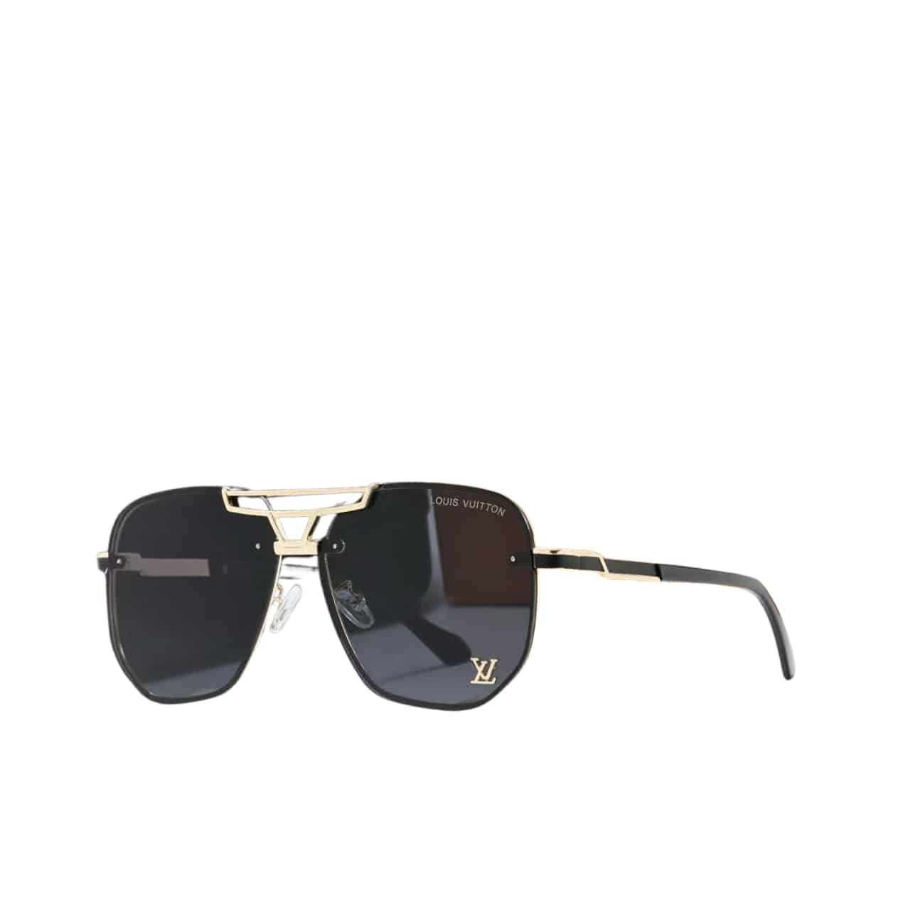 L0vis Vvtt0n Prestige Aviator Sunglasses Black With Gold