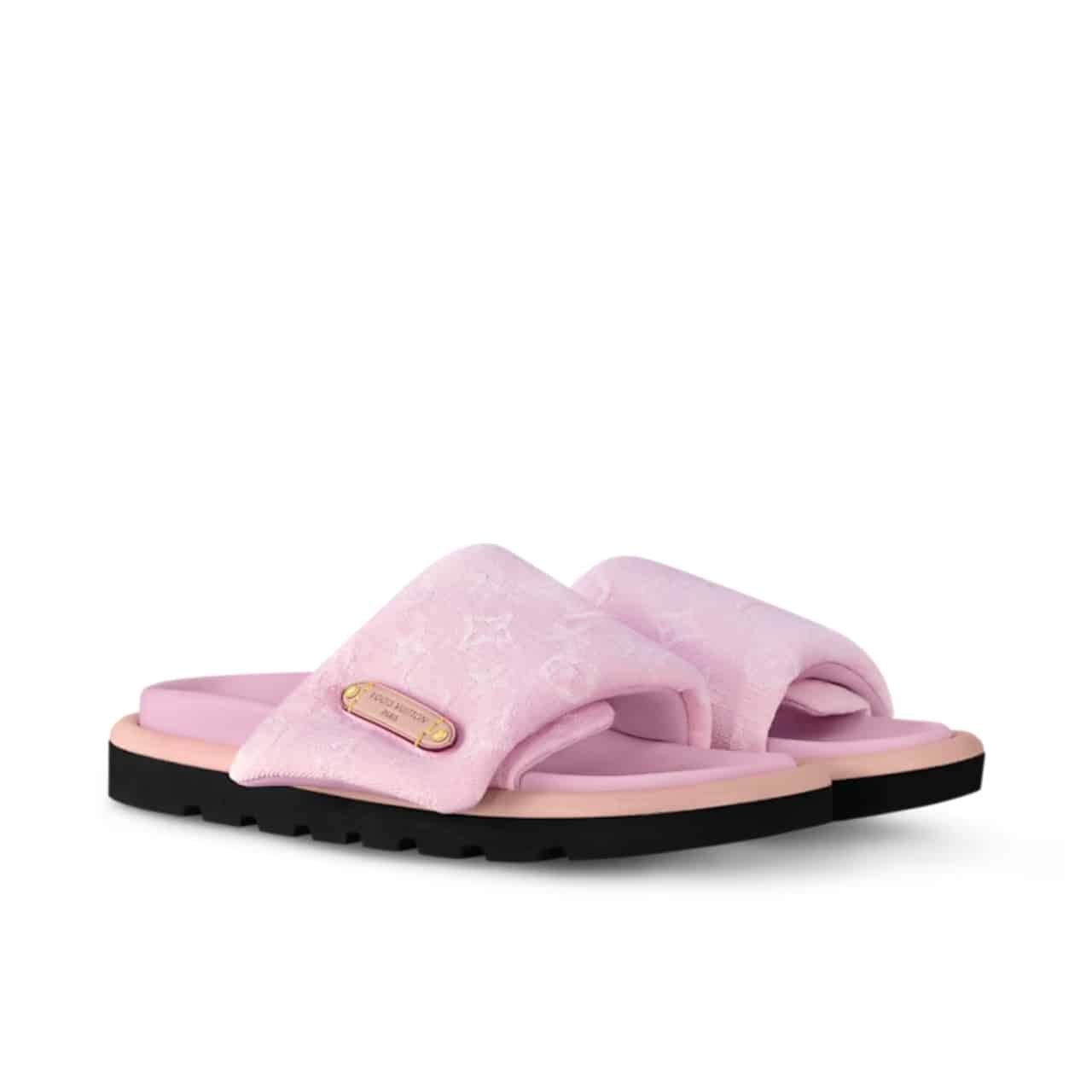 L0vis Vvtt0n Pool Pillow Flat Comfort Mule Rose 1Aguzd