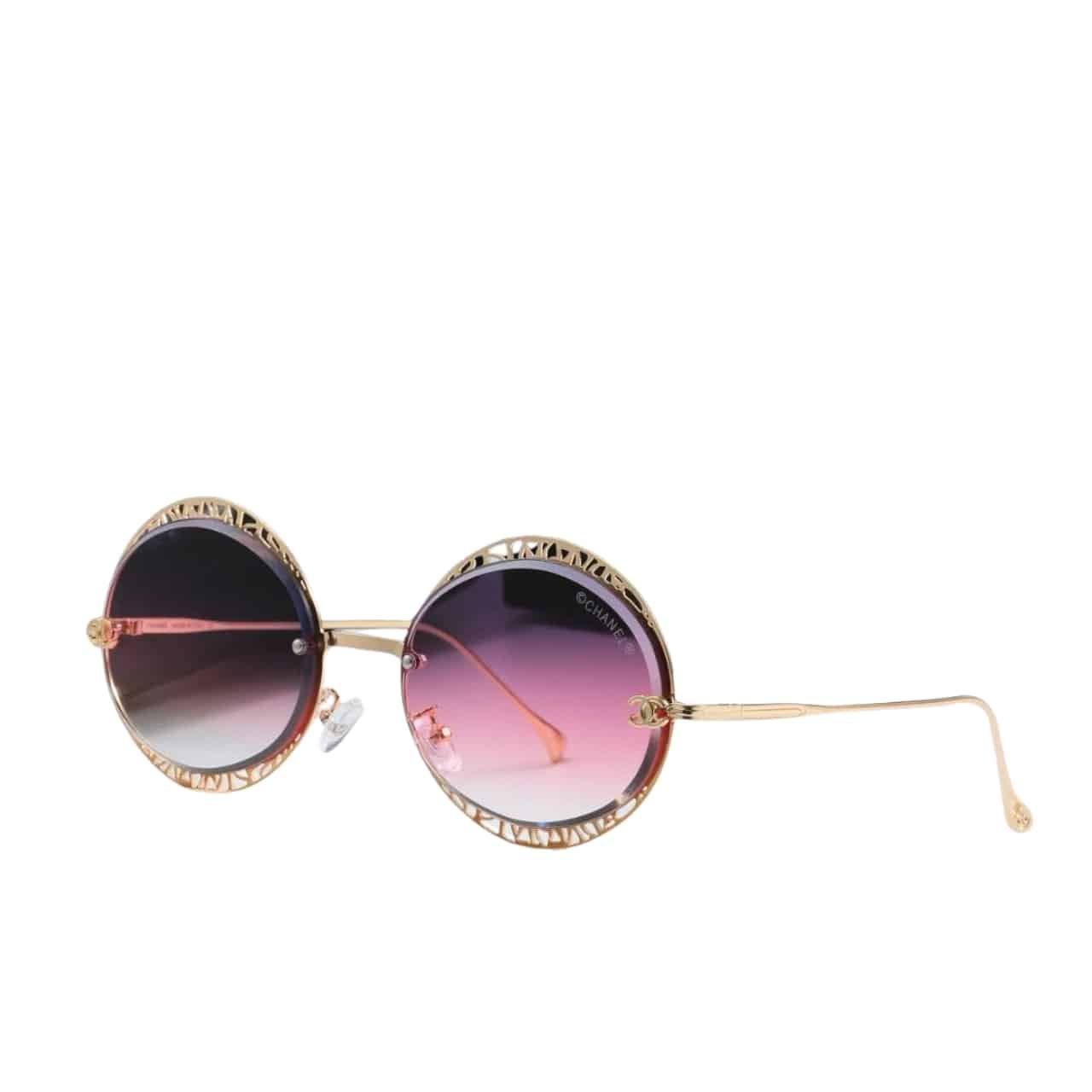 Ch**el Soleil Vintage Sunglasses Purple Rose