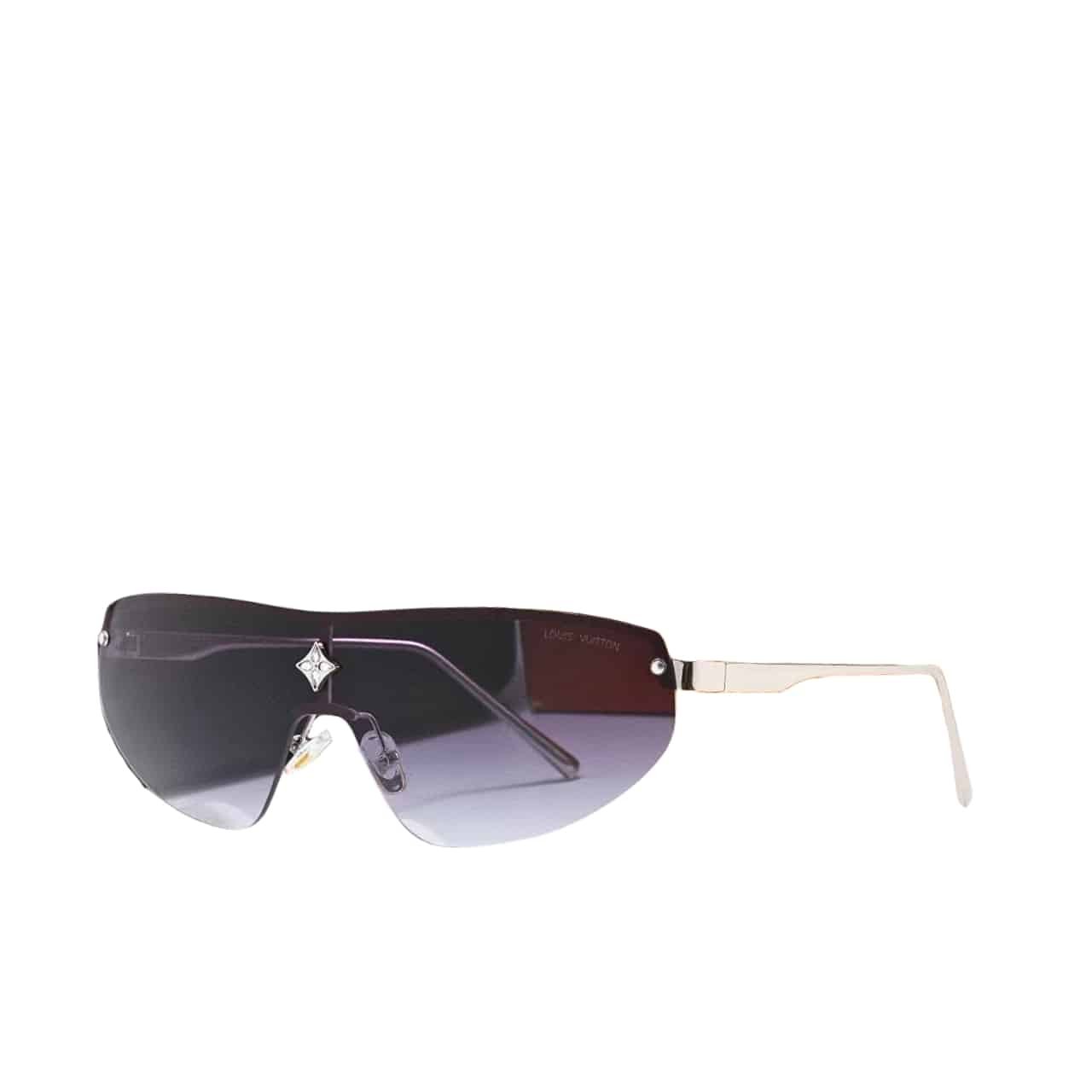 L0vis Vvtt0n Cyclone Mask Sunglasses Purple With Silver