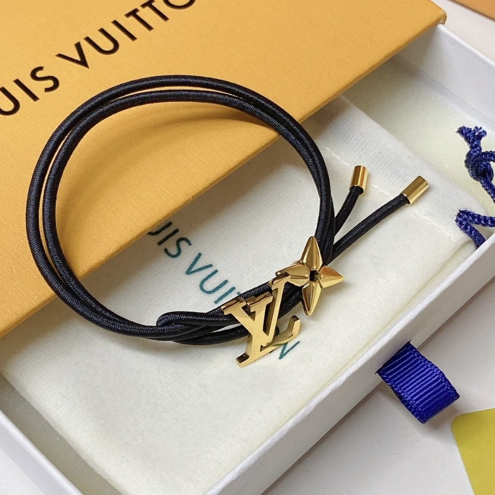 L0vis Vvtt0n Lv Bloom Bracelet Black M8142Z