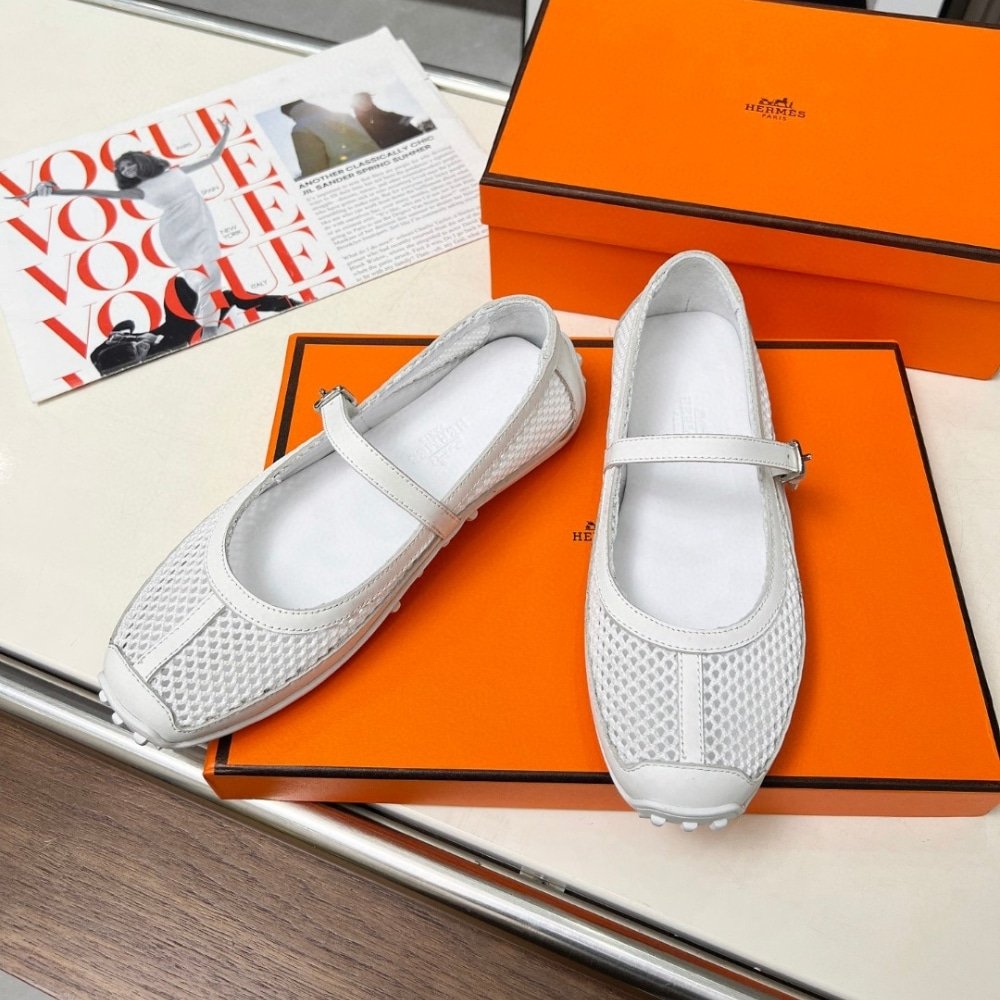 H**me5 Kichu Ballet Flats Blanc H251170Z 90380