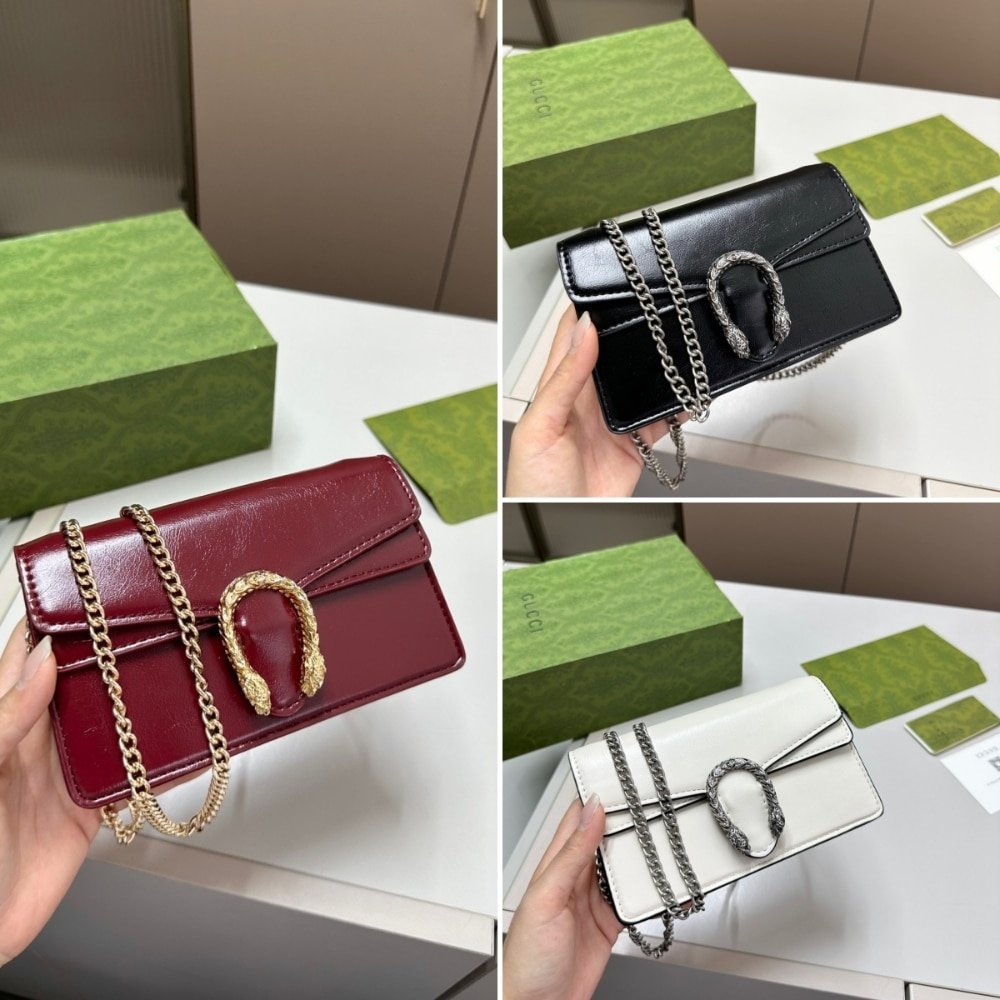 Gvc*1 Dionysus S*per Mini Bag Patent Leather Rosso Ancora Red 18Cm 795368 0Aaa8 6207