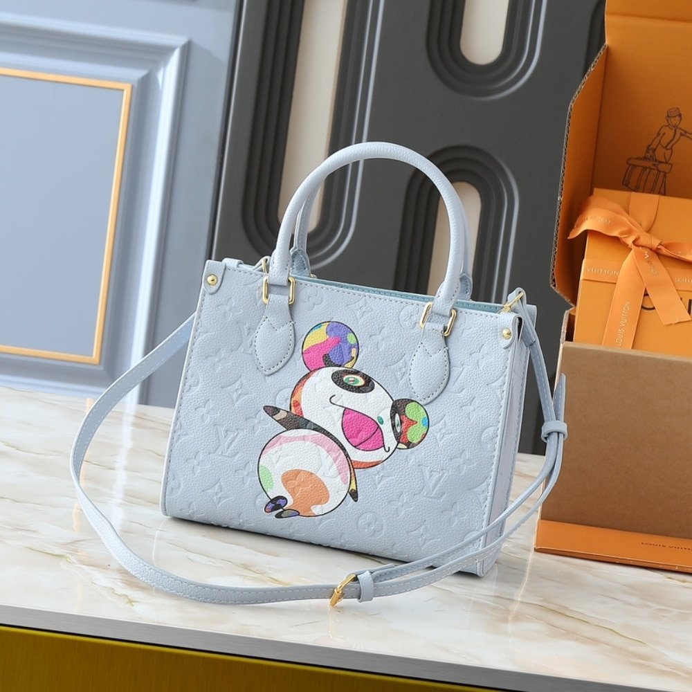 L0vis Vvtt0n X Tm Onthego PM Chain Washed Blue 25Cm M13836