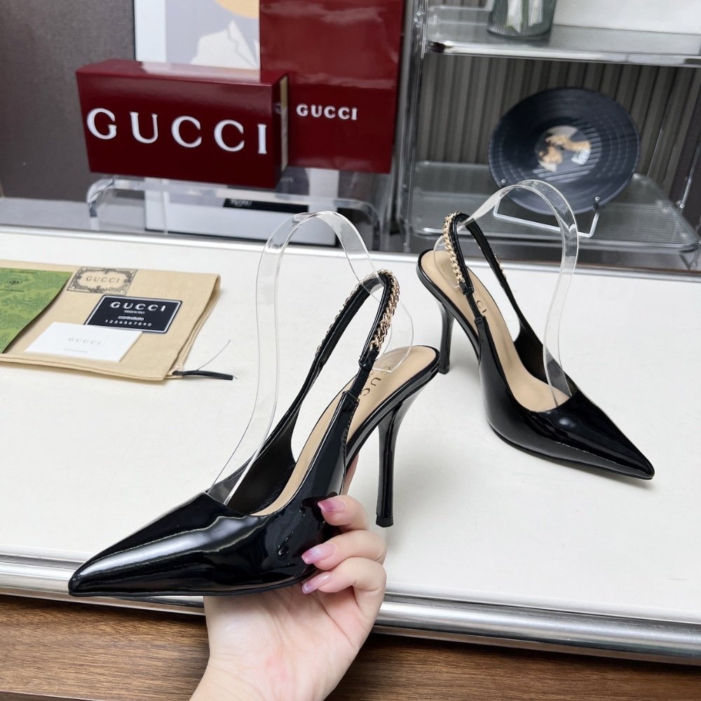 Gvc*1 Signoria Slingback Pump In Black 783821 Bnc80 1000