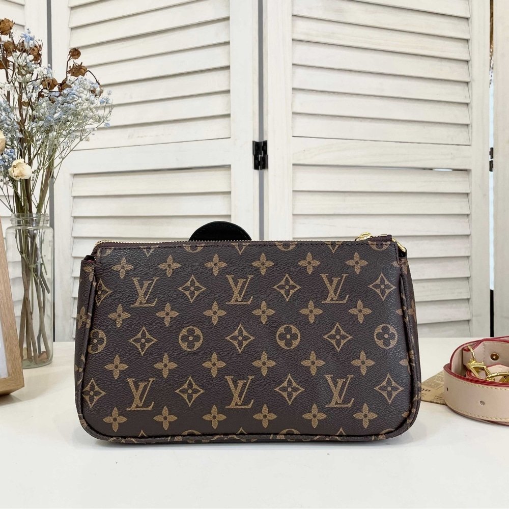 L0vis Vvtt0n X Takashi Murakami Pochette Monogram Brown 28Cm M13440