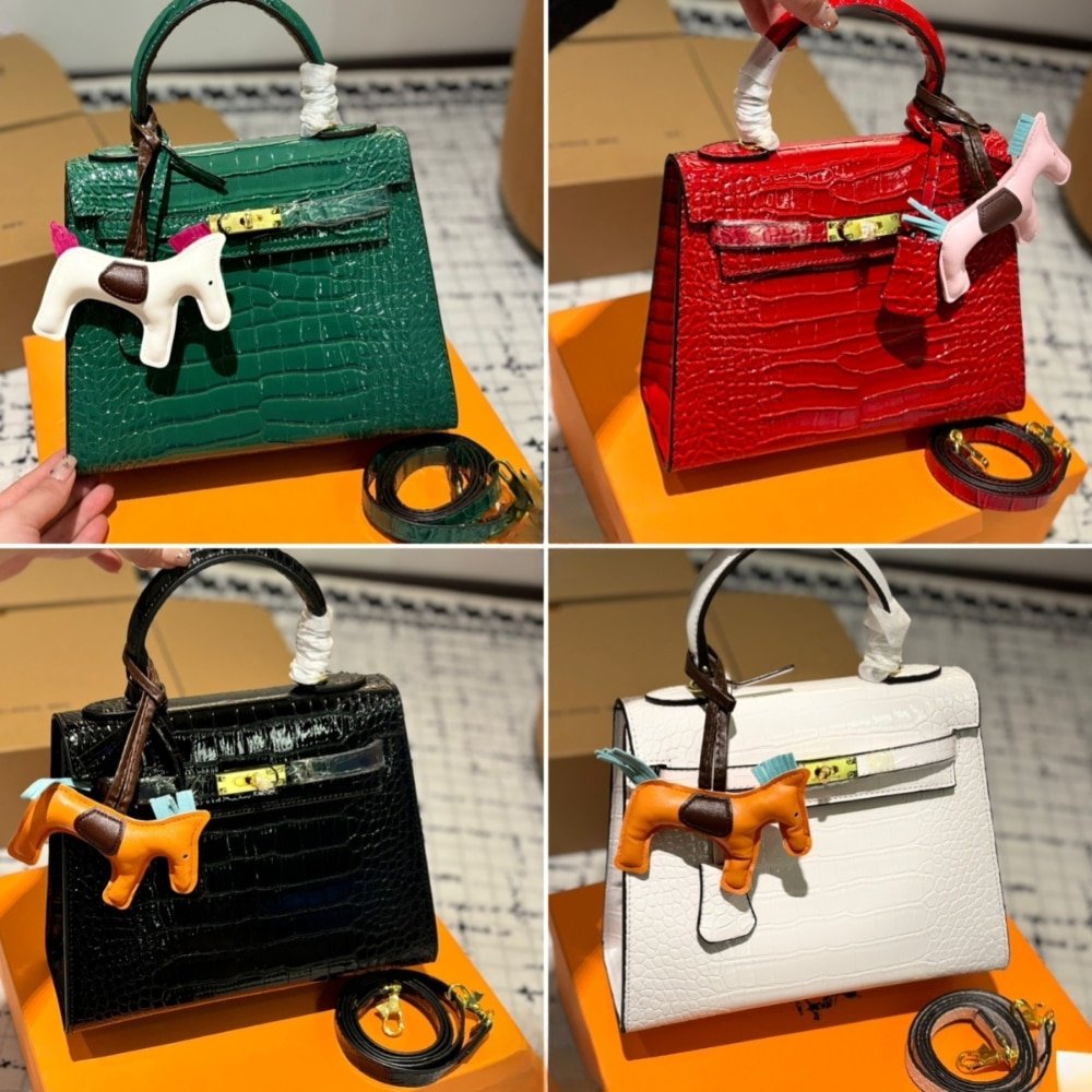 H**me5 Kelly 25 Alligator Red 25Cm