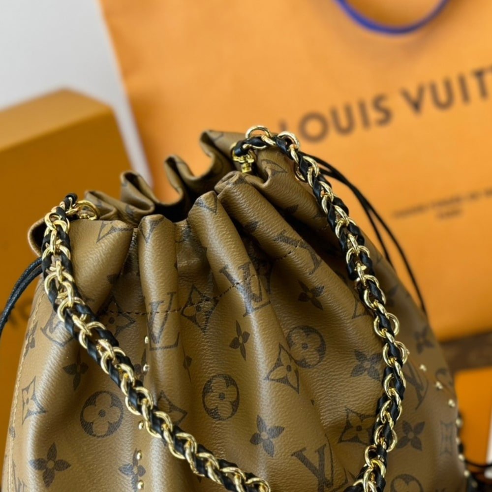 L0vis Vvtt0n Noé Trunk PM Bag Monogram Reverse Brown 20Cm M13324