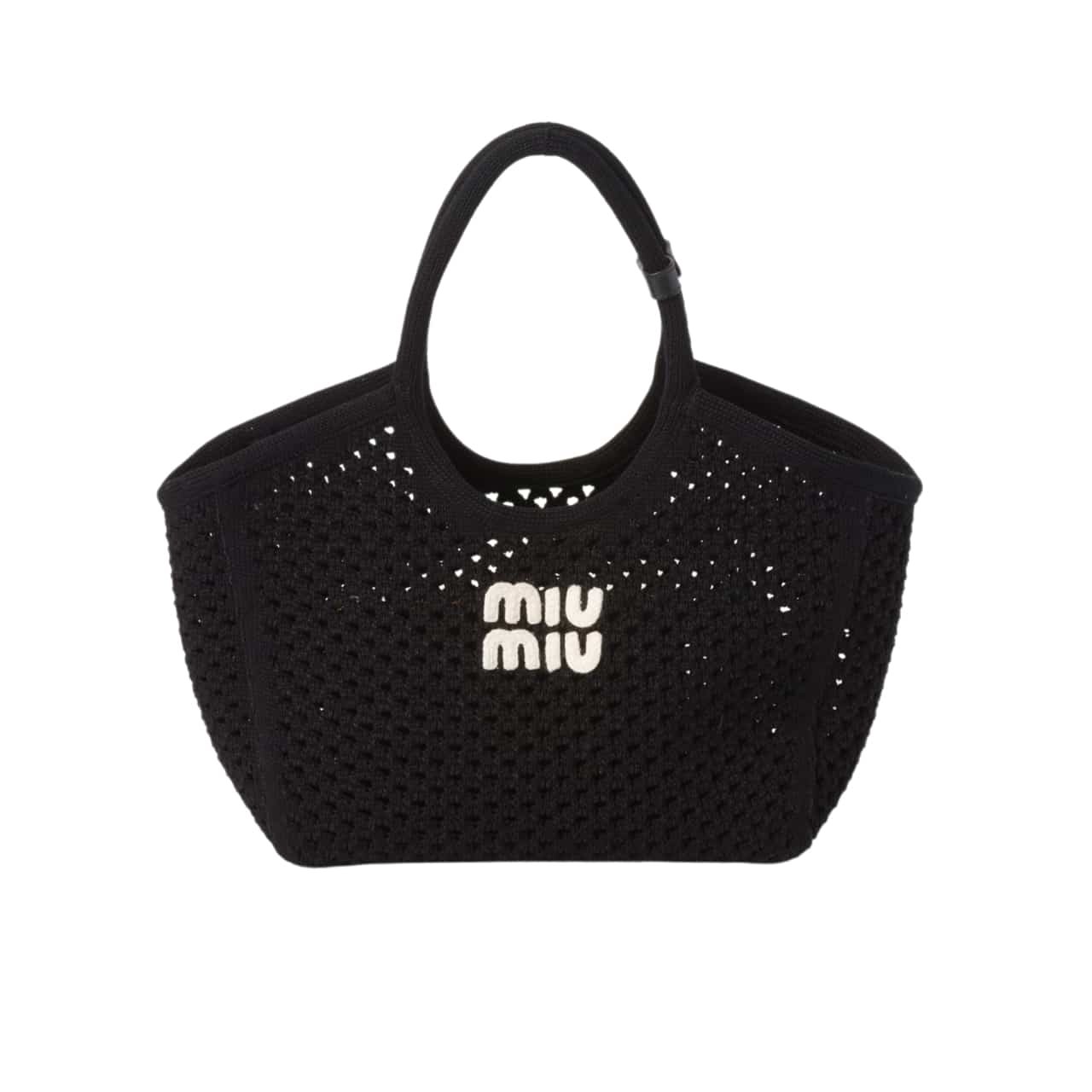 M1um1u Ivy Mesh Bag In Black 27Cm 5Bg281 2F8E F0N12 V Ooo