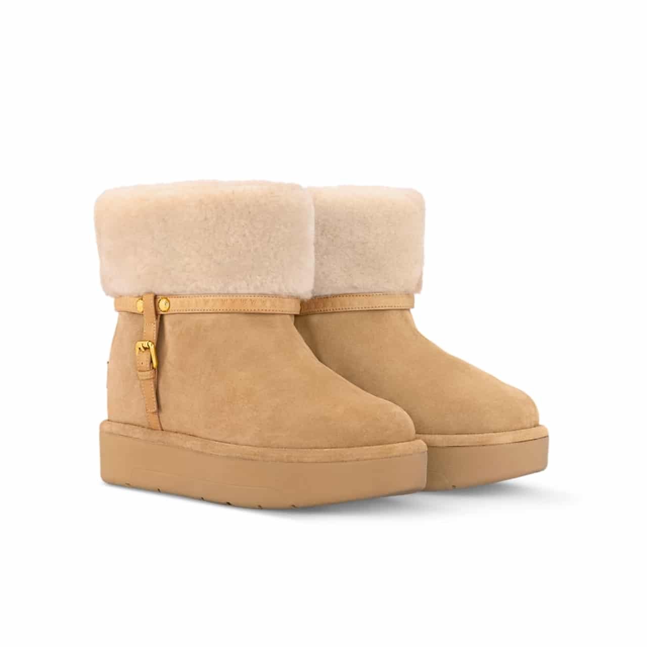 L0vis Vvtt0n Aspen Platform Ankle Boot Beige 1Ac79I