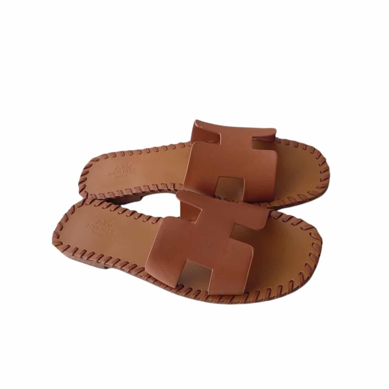 H**me5 Oran Sandals Stitching In Brown
