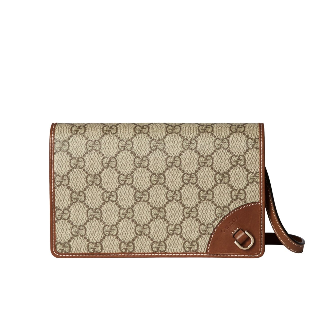 Gvc*1 Gg Emblem S*per Mini Shoulder Bag Beige 20Cm 820688 Fad6L 9758
