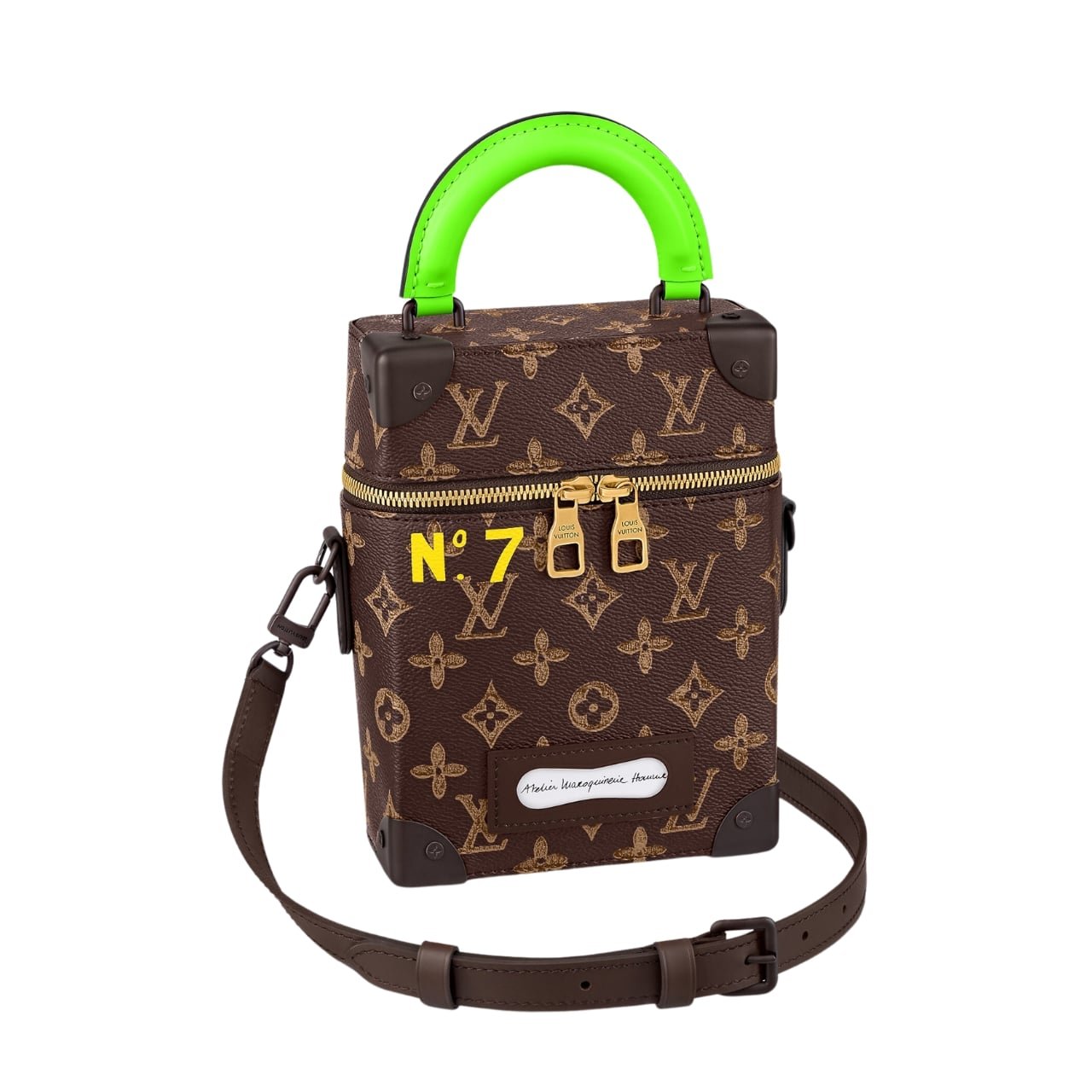 L0vis Vvtt0n Vertical Box Trunk Bag Monogram Brown 13Cm M59664