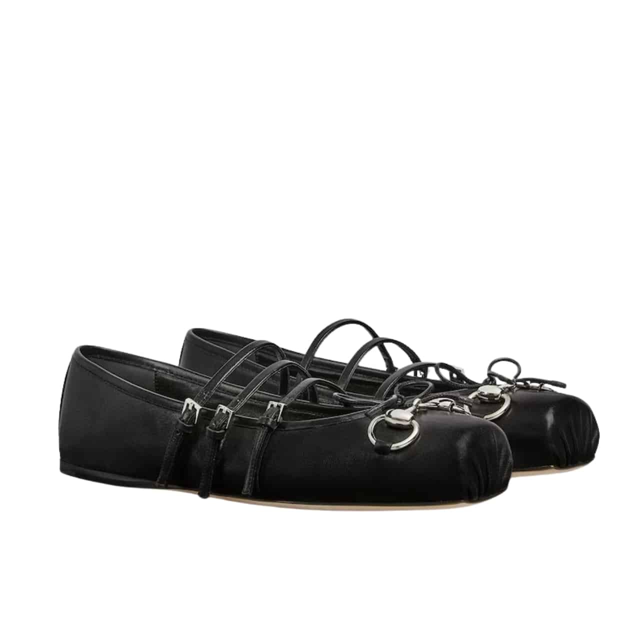 Gvc*1 Women’s Horsebit Ballet Flat Sacchetto Black 814318 Aaea4 1000