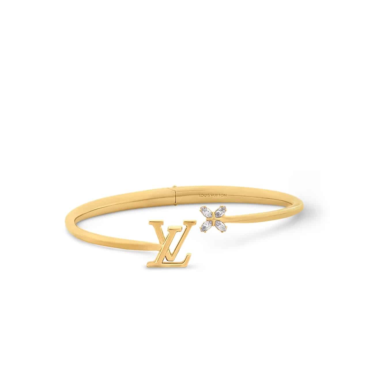 L0vis Vvtt0n Lv Iconic Flower Bracelet Gold M1197S
