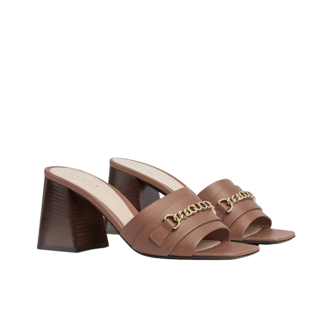 Gvc*1 Signoria Slide Sandal In Brown 786595 Aaboc 2176