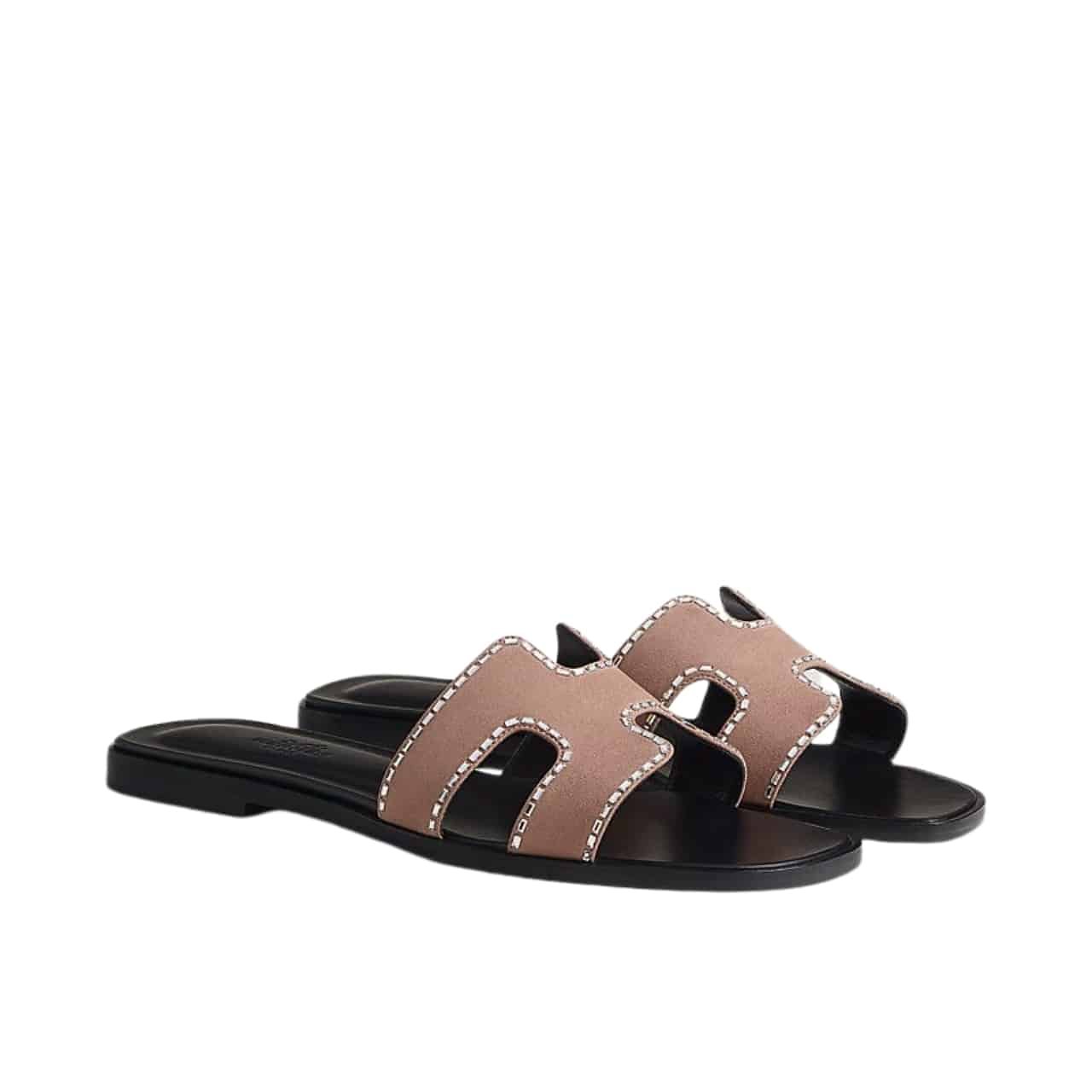 H**me5 Oran Sandal Brown And Black