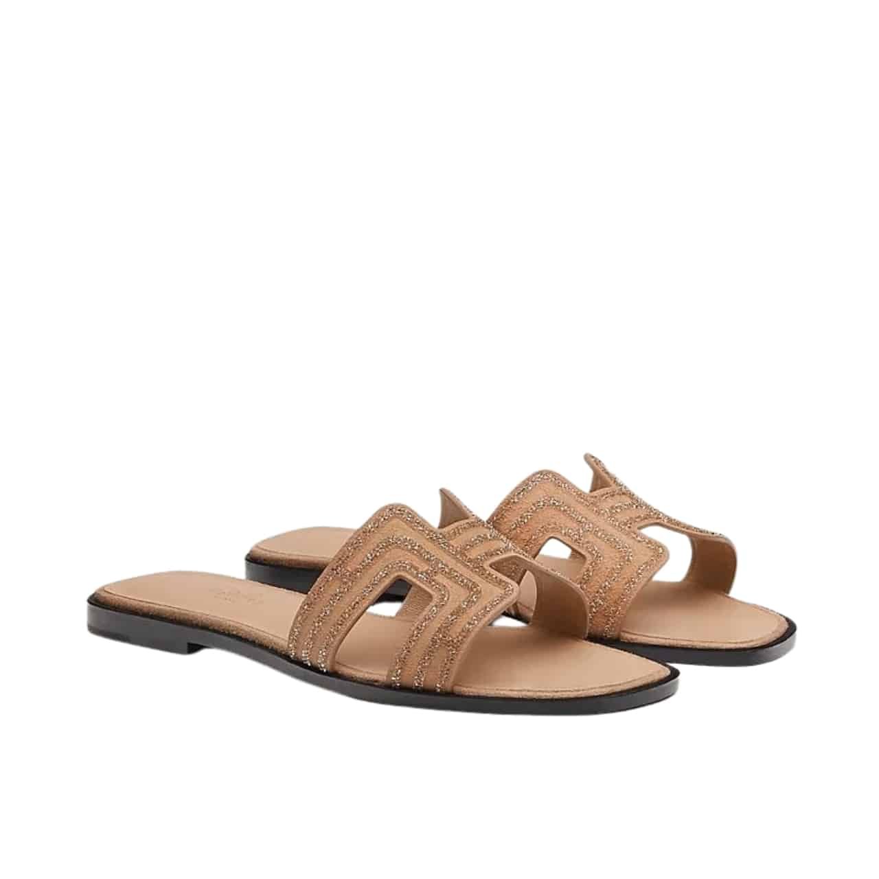 H**me5 Oran Sandal Beige Macramé Nude H212010Z 3E350
