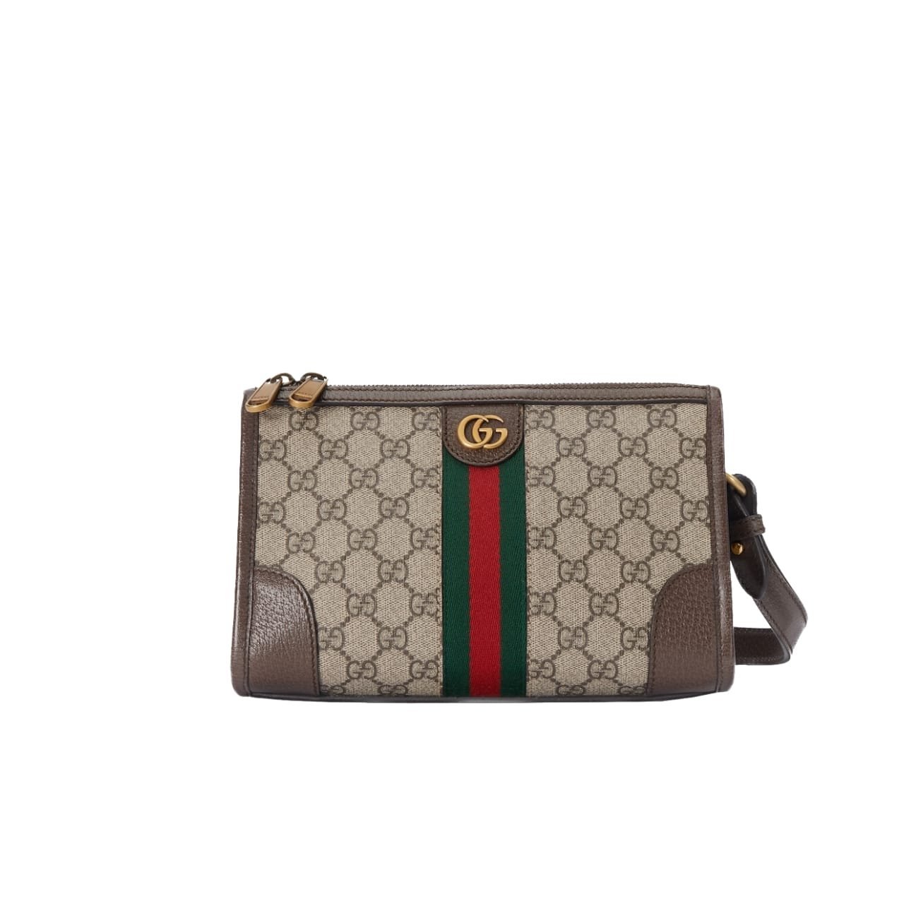 Gvc*1 Ophidia Gg Messenger Bag Beige Ebony 25Cm 752581 96Iwt 8745