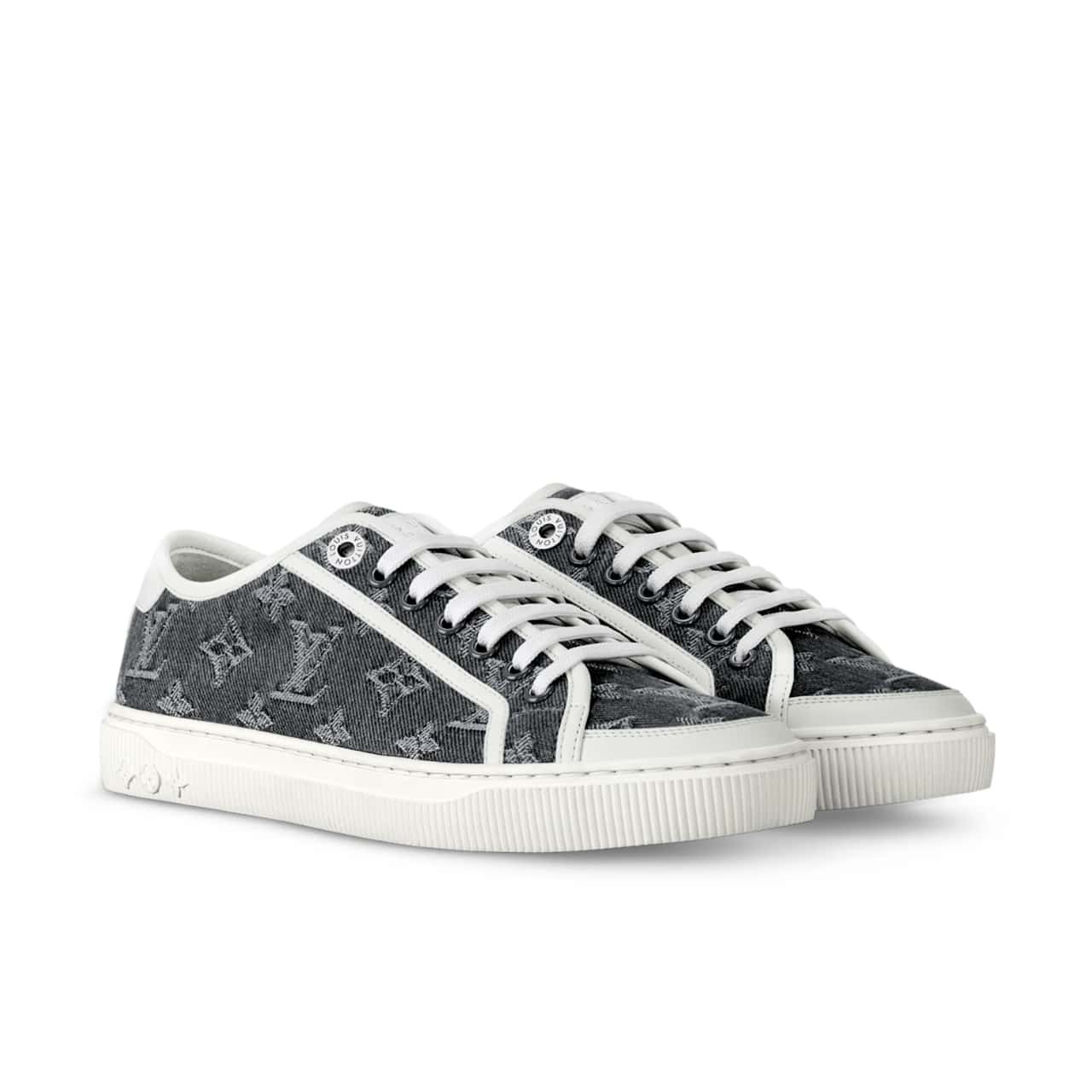 L0vis Vvtt0n Lv Lagoon Sneaker Denim Gris 1Agygk