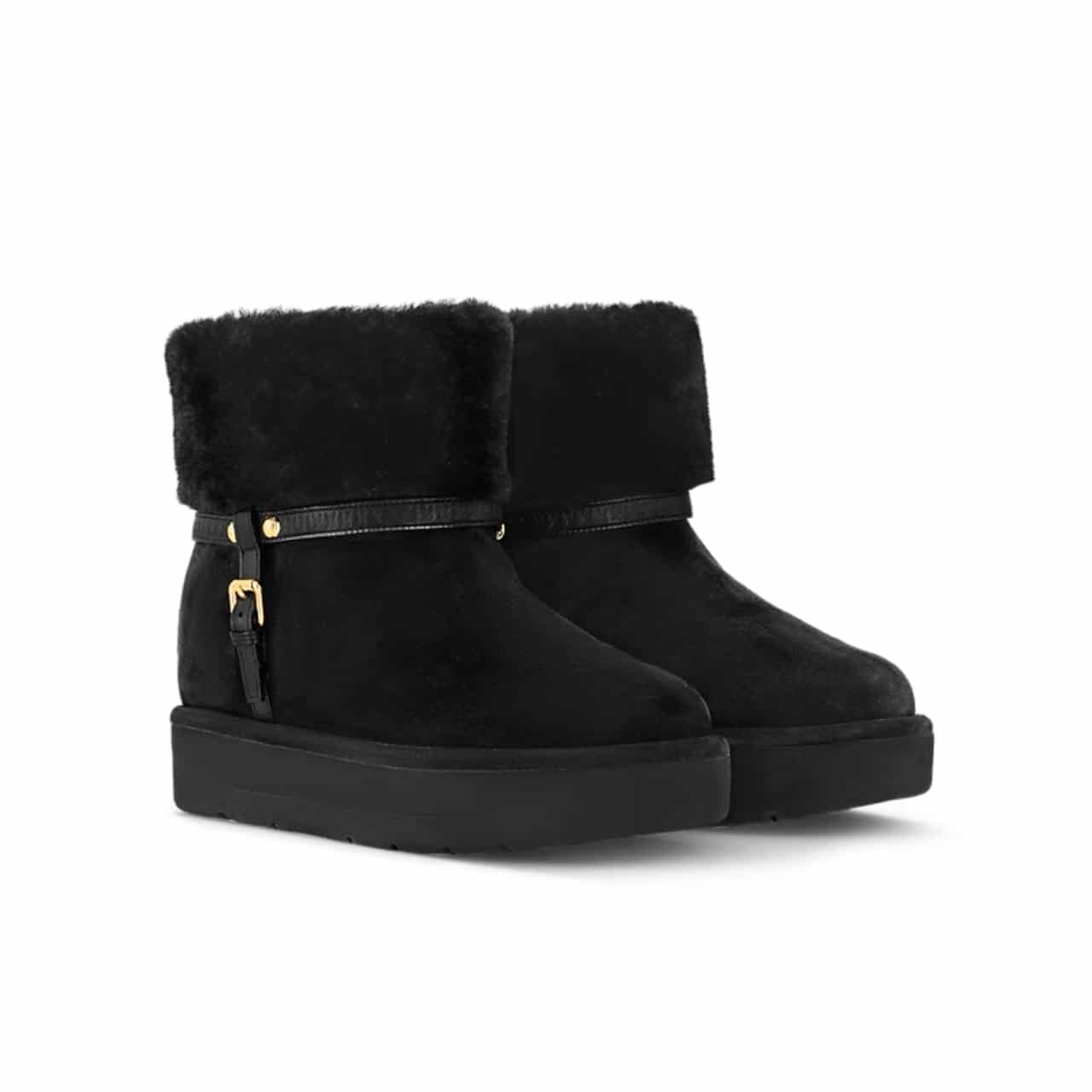 L0vis Vvtt0n Aspen Platform Ankle Boot Black 1Ac78O