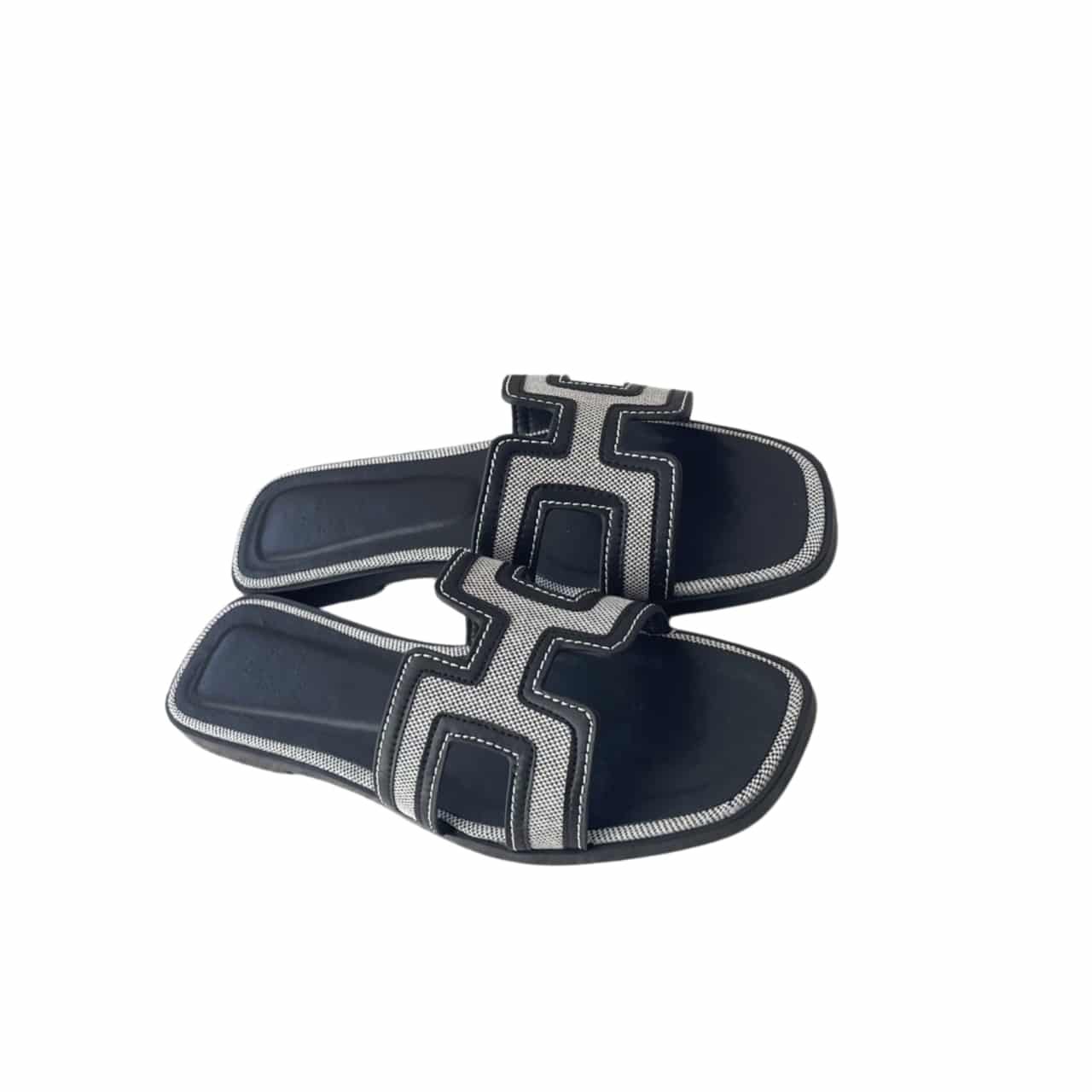 H**me5 Oran Sandal Jean In Black Grey