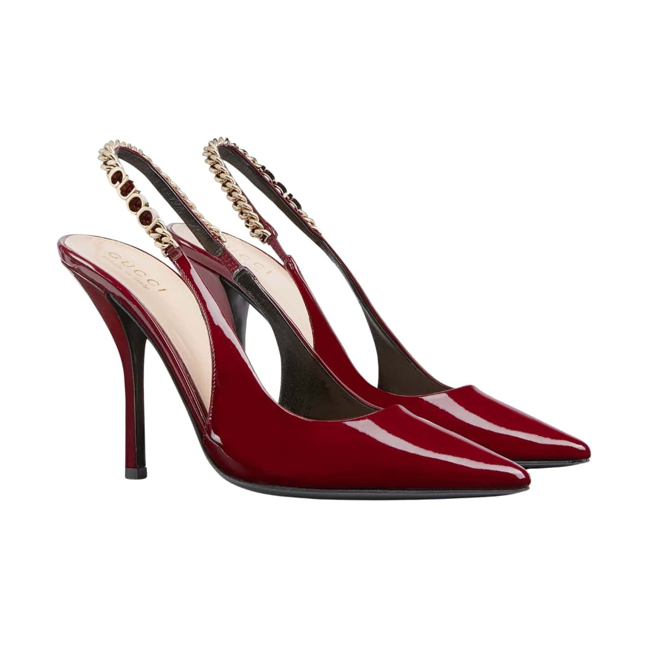 Gvc*1 Signoria Slingback Pump In Rosso Ancora Red 783821 Bnc80 6207