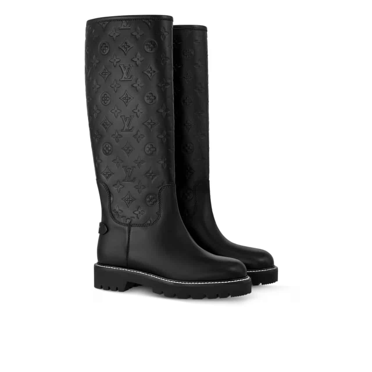 L0vis Vvtt0n Territory Flat High Boot Black 1Add2X