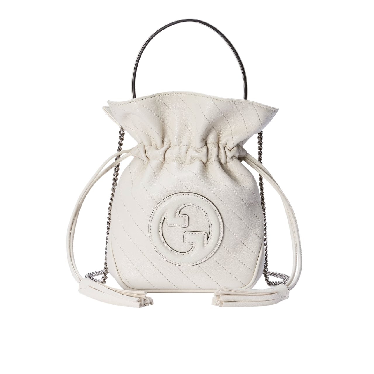 Gvc*1 Blondie Mini Bucket Bag White 19Cm 760313 Aacp7 9022
