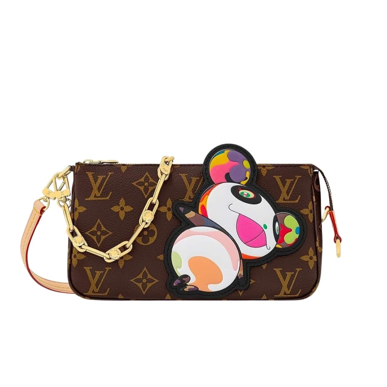 L0vis Vvtt0n X Takashi Murakami Pochette Monogram Brown 28Cm M13440