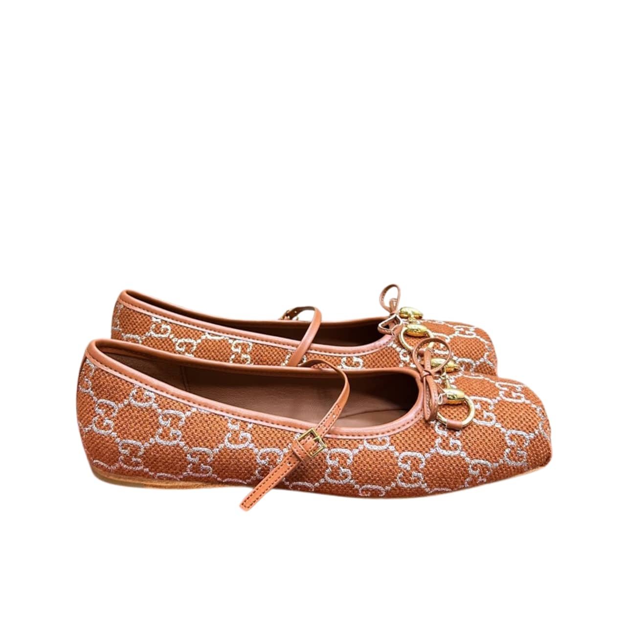 Gvc*1 Women’s Horsebit Ballet Flat Orange