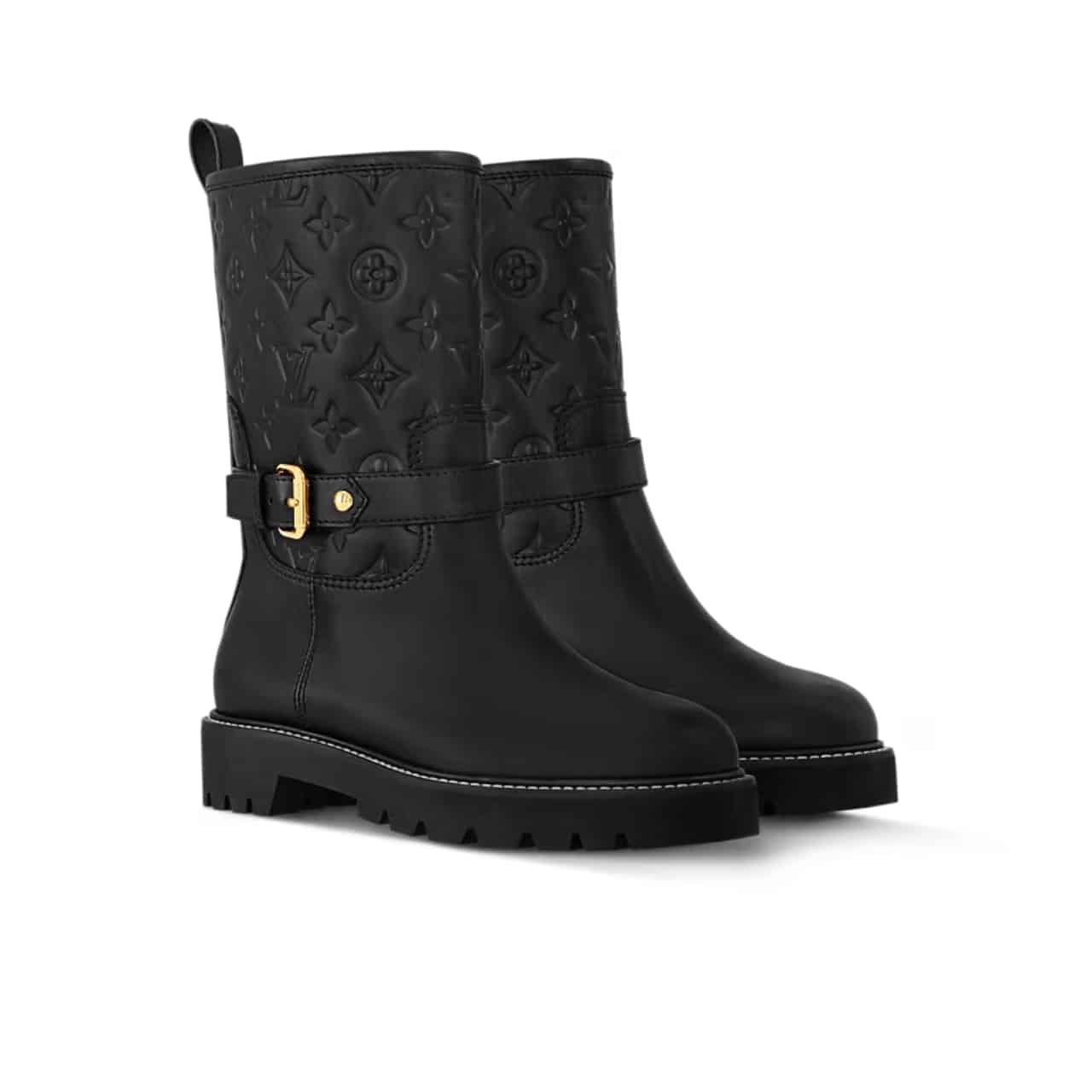 L0vis Vvtt0n Territory Flat Ankle Boot Black 1Adcq1