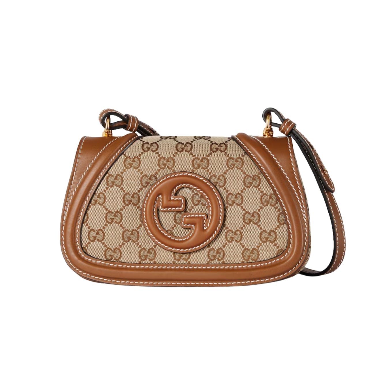 Gvc*1 Blondie Mini Shoulder Bag Beige And Brown 22Cm 815700 Haakg 9755